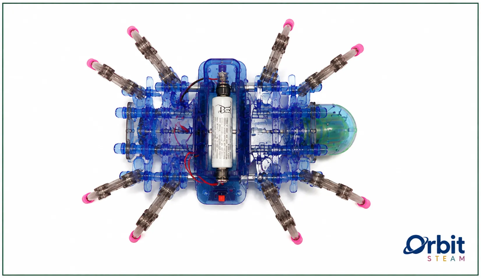 کیت آموزشی ربات عنکبوتی متحرک (DIY Electric Spider Robot Kit) - تصویر 3